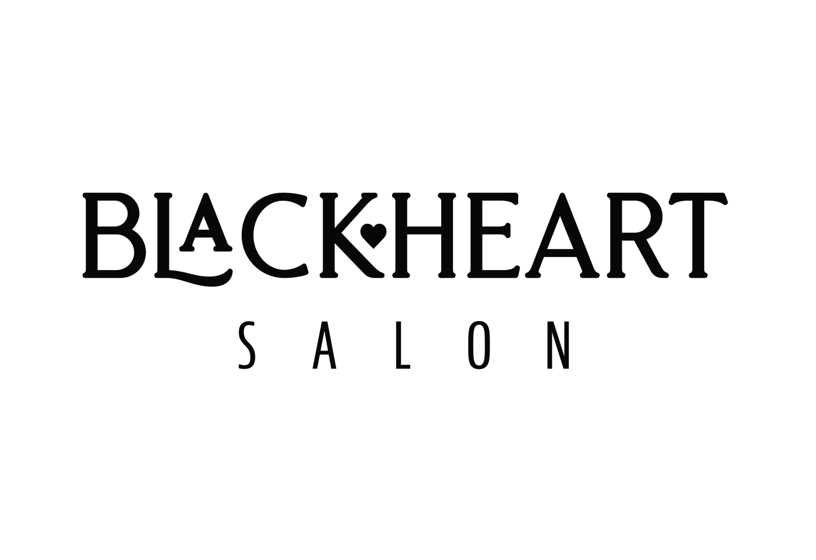 Blackheart Salon Secondary Logo